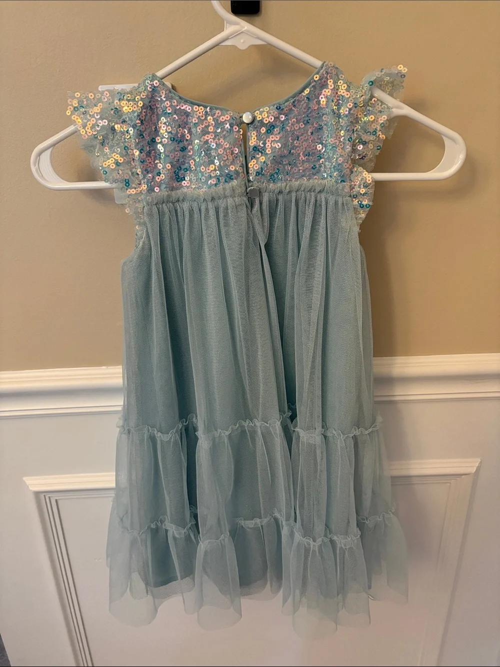Zunie Girls' Sequin Tulle Party Dress